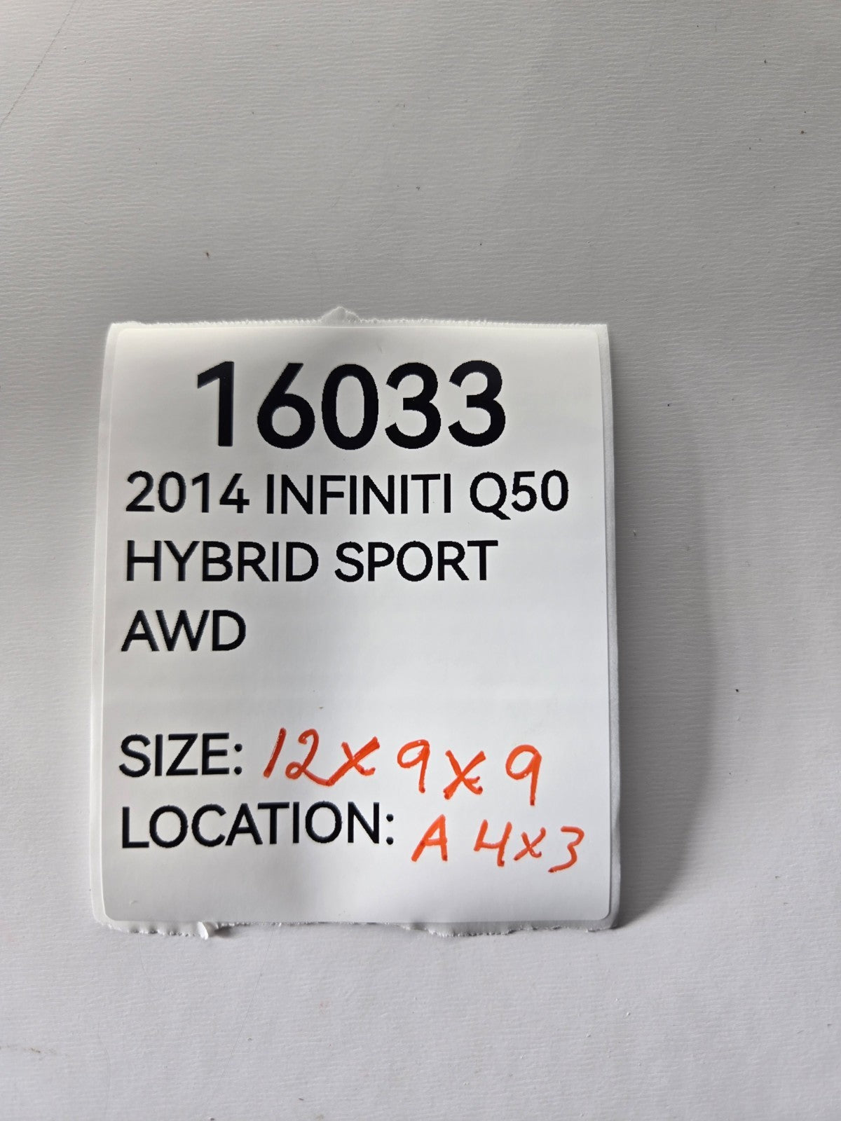 2014 2018 Infiniti Q50 Hybrid AWD 4WD Front Differential Assembly OEM 38500AR49A
