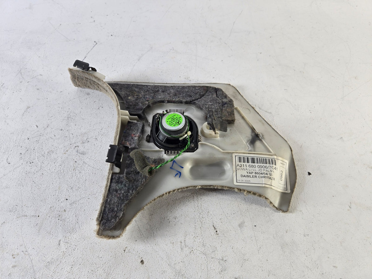 2003 2006 Mercedes Benz E320 E350 E500 Left Driver Front Cowl Kick Trim Speaker