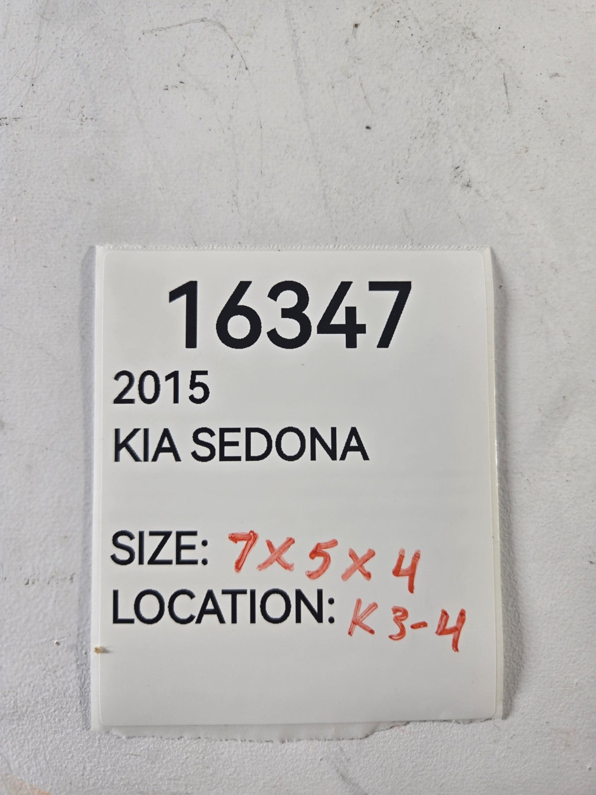 2015 2018 Kia Sedona Fuel Vapour Canister Filter Box W Wire Harness 31453A9500