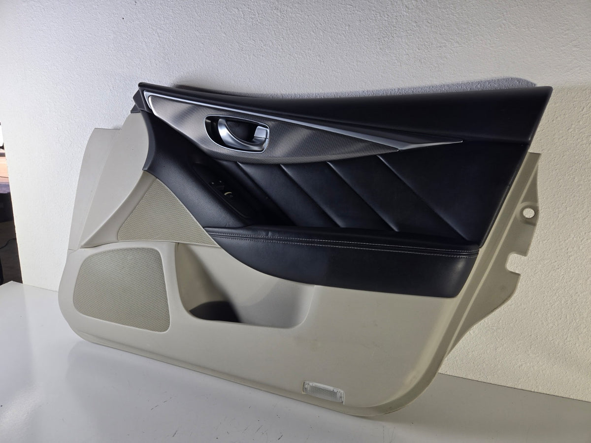 2014 2017 Infiniti Q50 Right Passenger Side Front Door Trim Cover Panel Inner OE