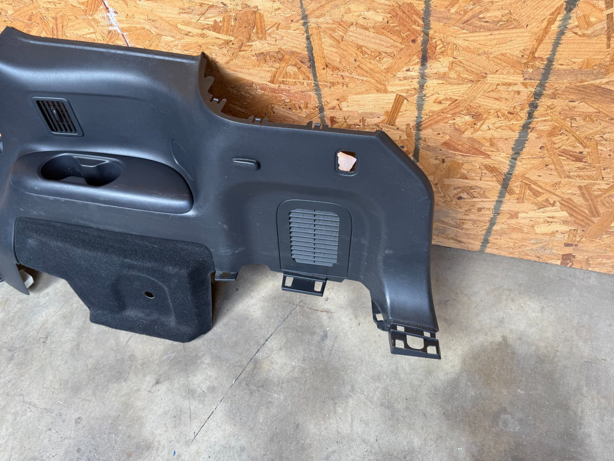 2020 Infiniti QX60 right passenger rear back quarter panel interior trim plastic