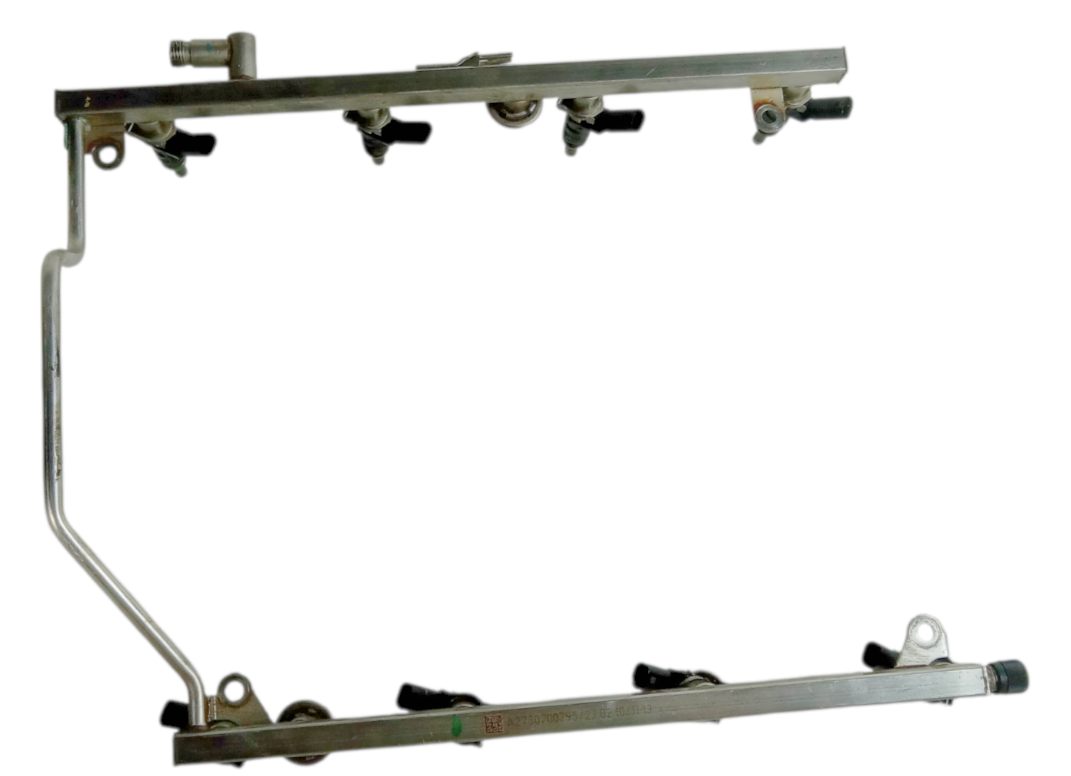 2008-2012 Mercedes-Benz GL450 Fuel Injection Rail w/ Fuel Injectors OEM 12547