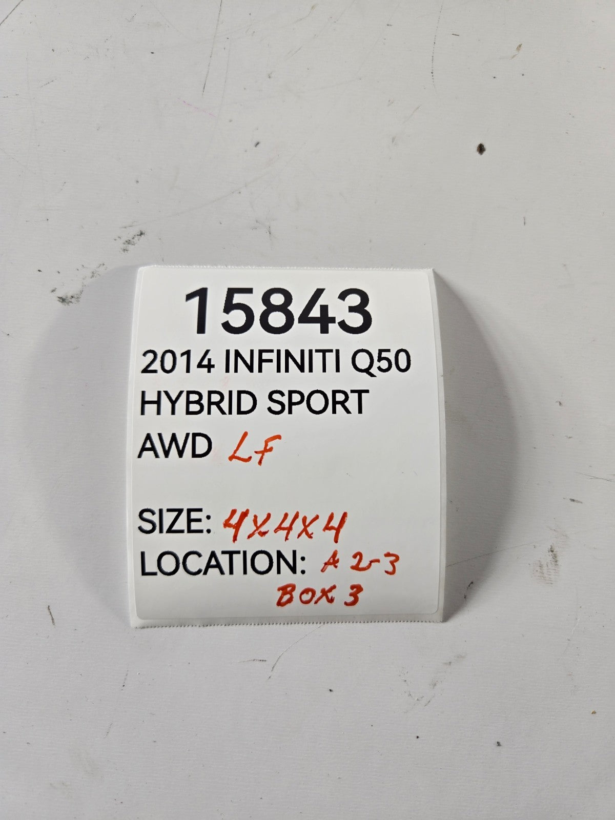 2014 2024 Infiniti Q50 Left Driver Front Wheel Anti Lock ABS Speed Sensor OEM