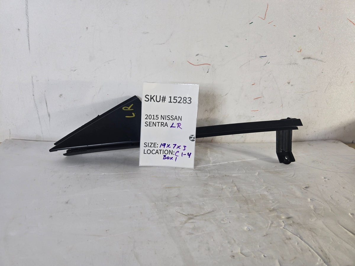 2013-2019 Nissan Sentra Left Rear Door Corner Guide Channel Bracket OEM 15283