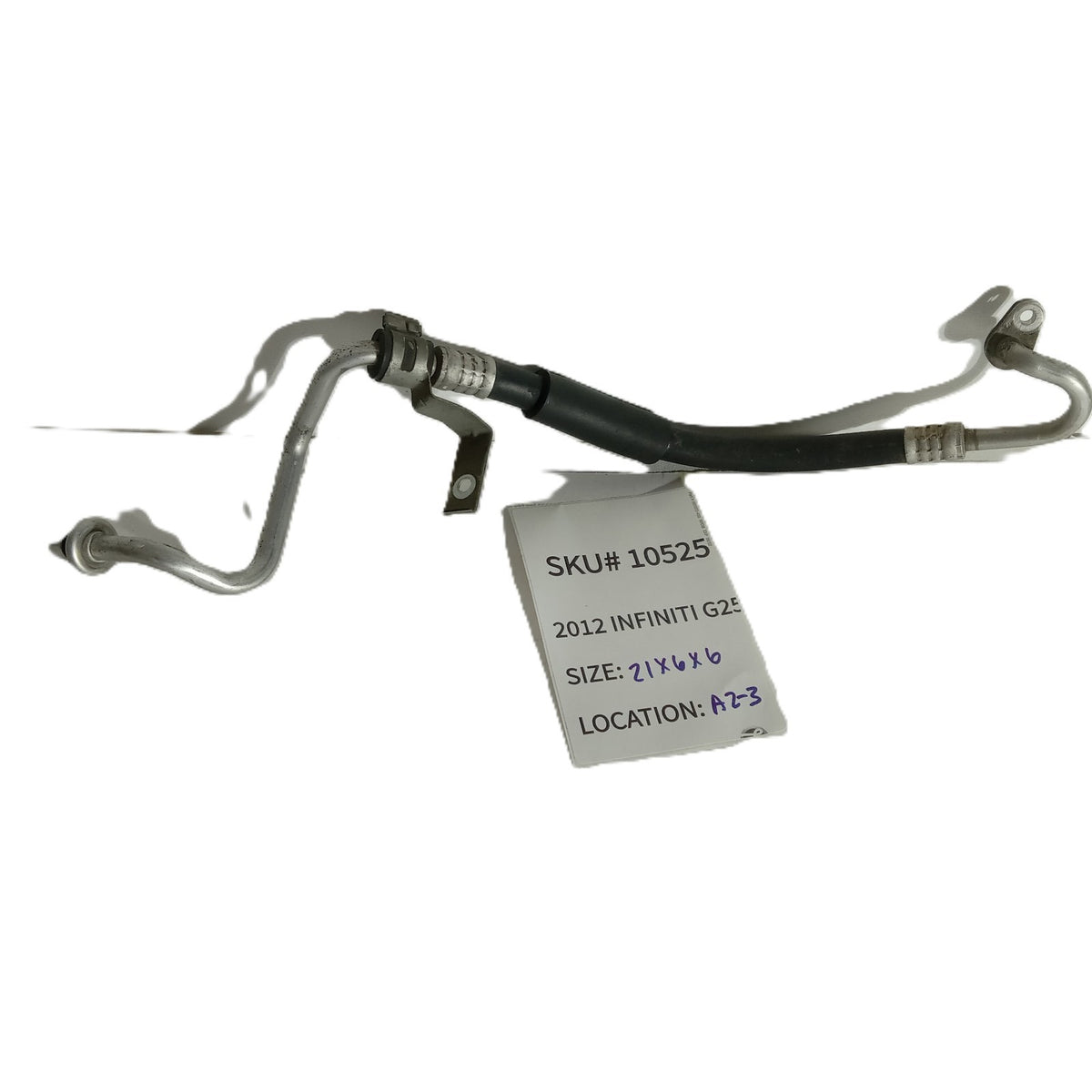 2011-2012 Infiniti G25 AC Pressure Hose AC Line OEM 10525