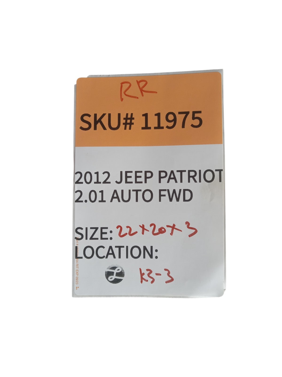 2012-2015 Jeep Patriot Rear Right Door Window Glass w Factory Tint OEM 11975