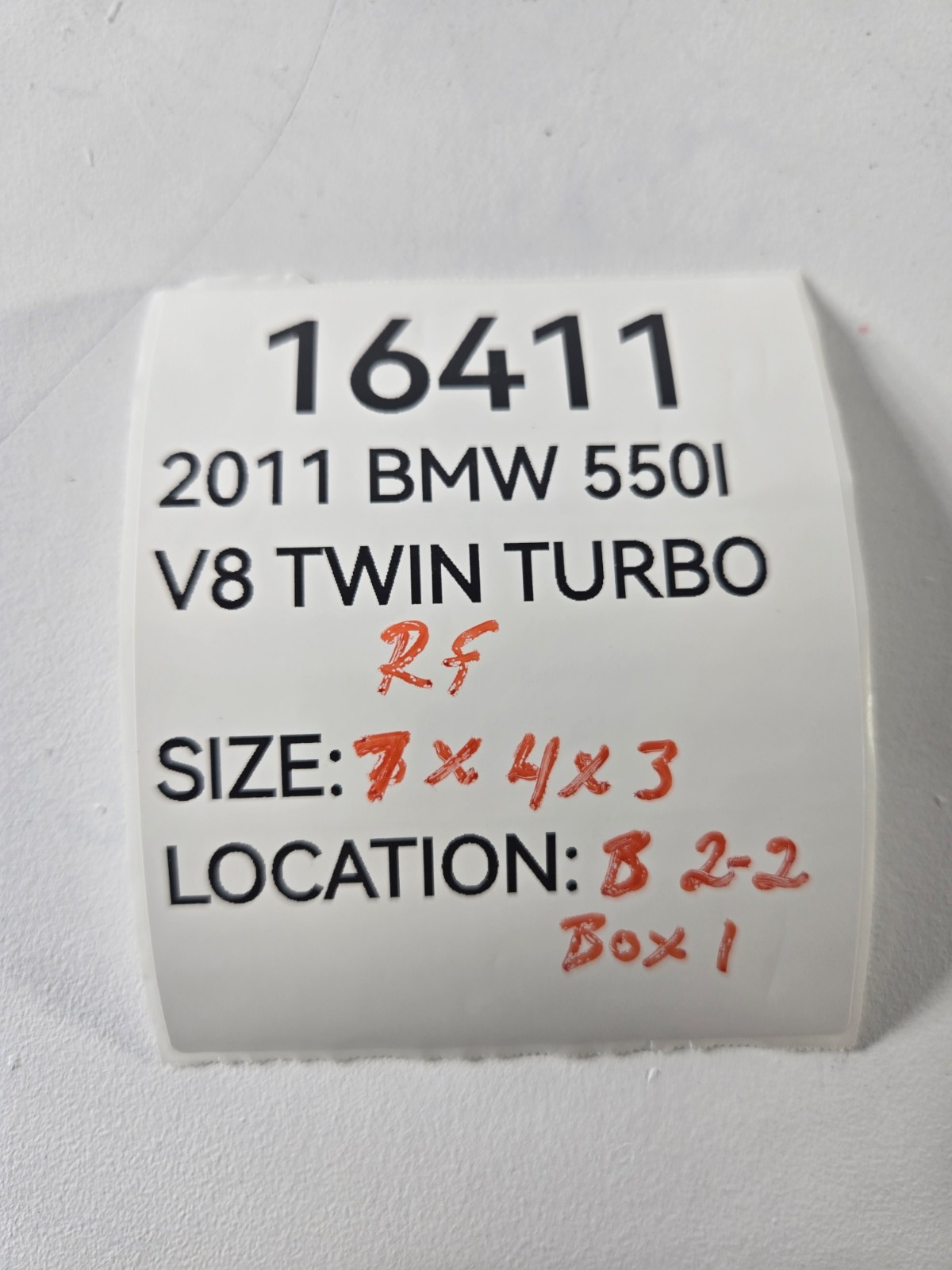 2010 2016 BMW 528i Right Passenger Front Door Corner Tweeter Speaker Cover OEM