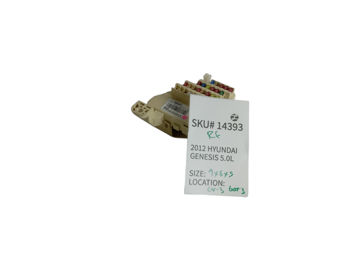 2012-2014 Hyundai Genesis Right Front Fuse Box Relay Junction Block OEM 14393