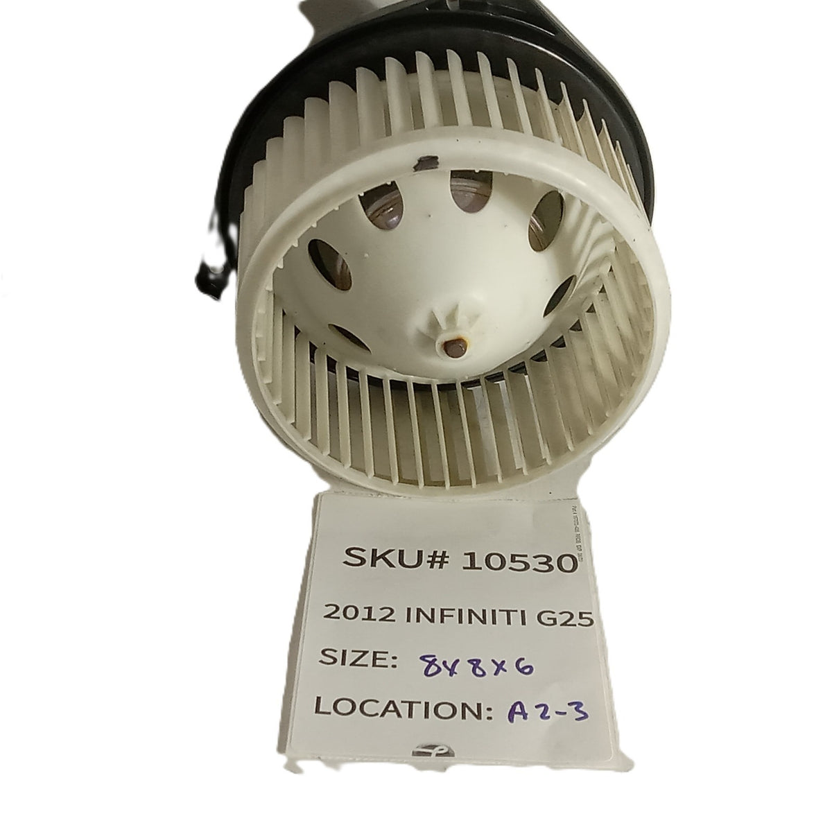 2011-2012 Infiniti G25 Convertible Dashboard Dash Blower Fan OEM 10530