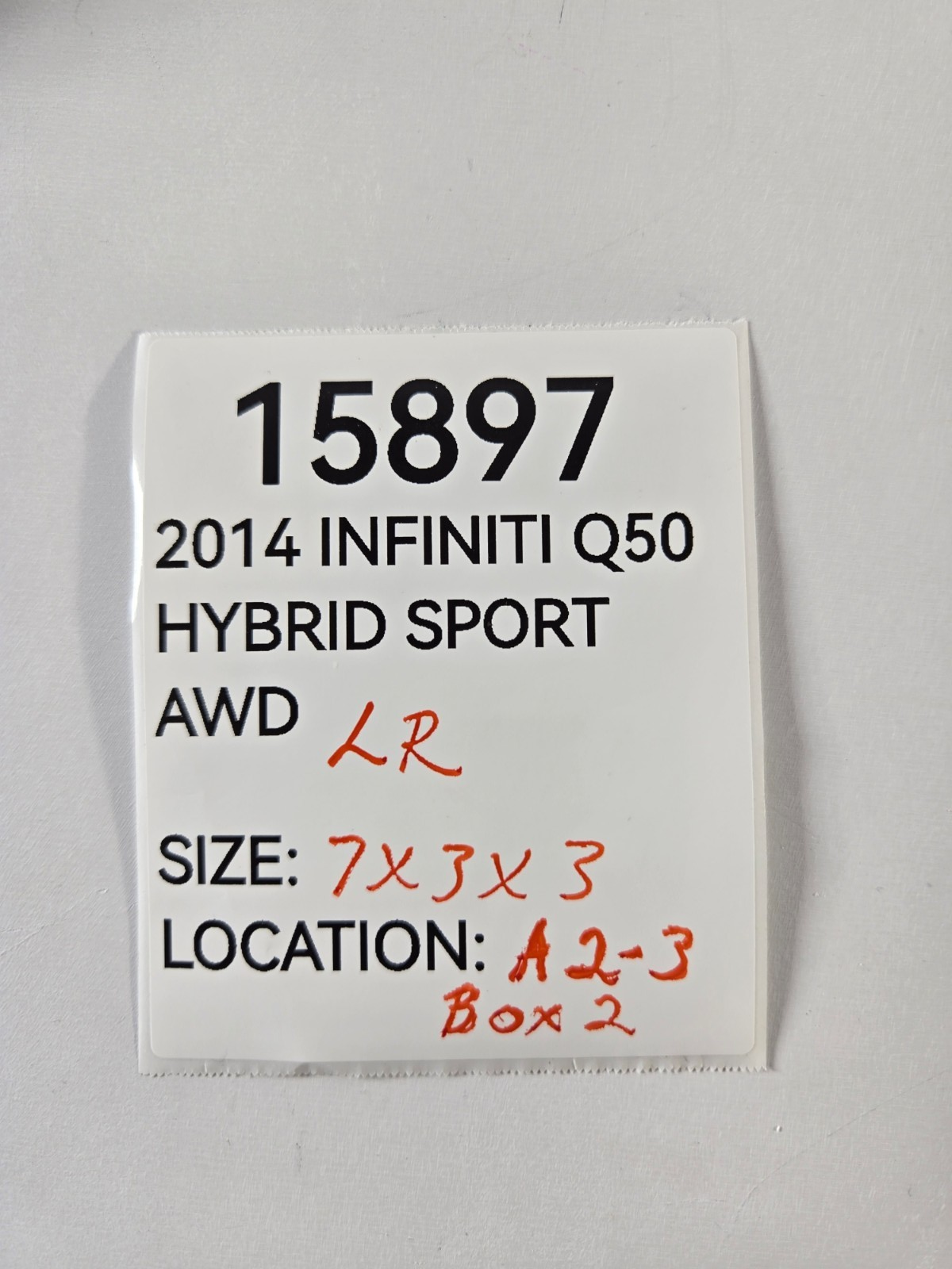 2014 2024 Infiniti Q Q50 Left Driver Rear Door Check Strap Rod Stopper OEM