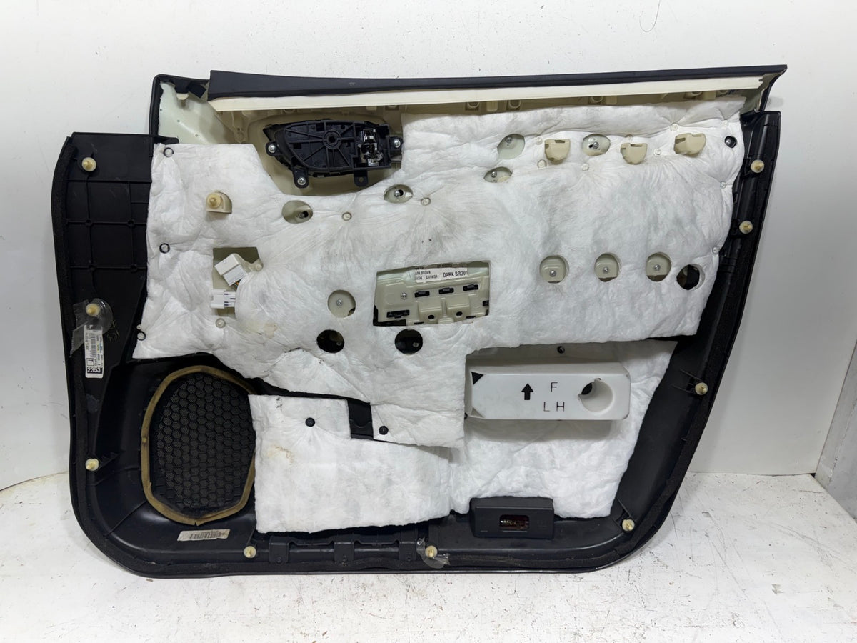 2015 Infiniti QX60 left driver front door interior trim panel master switch JAVA