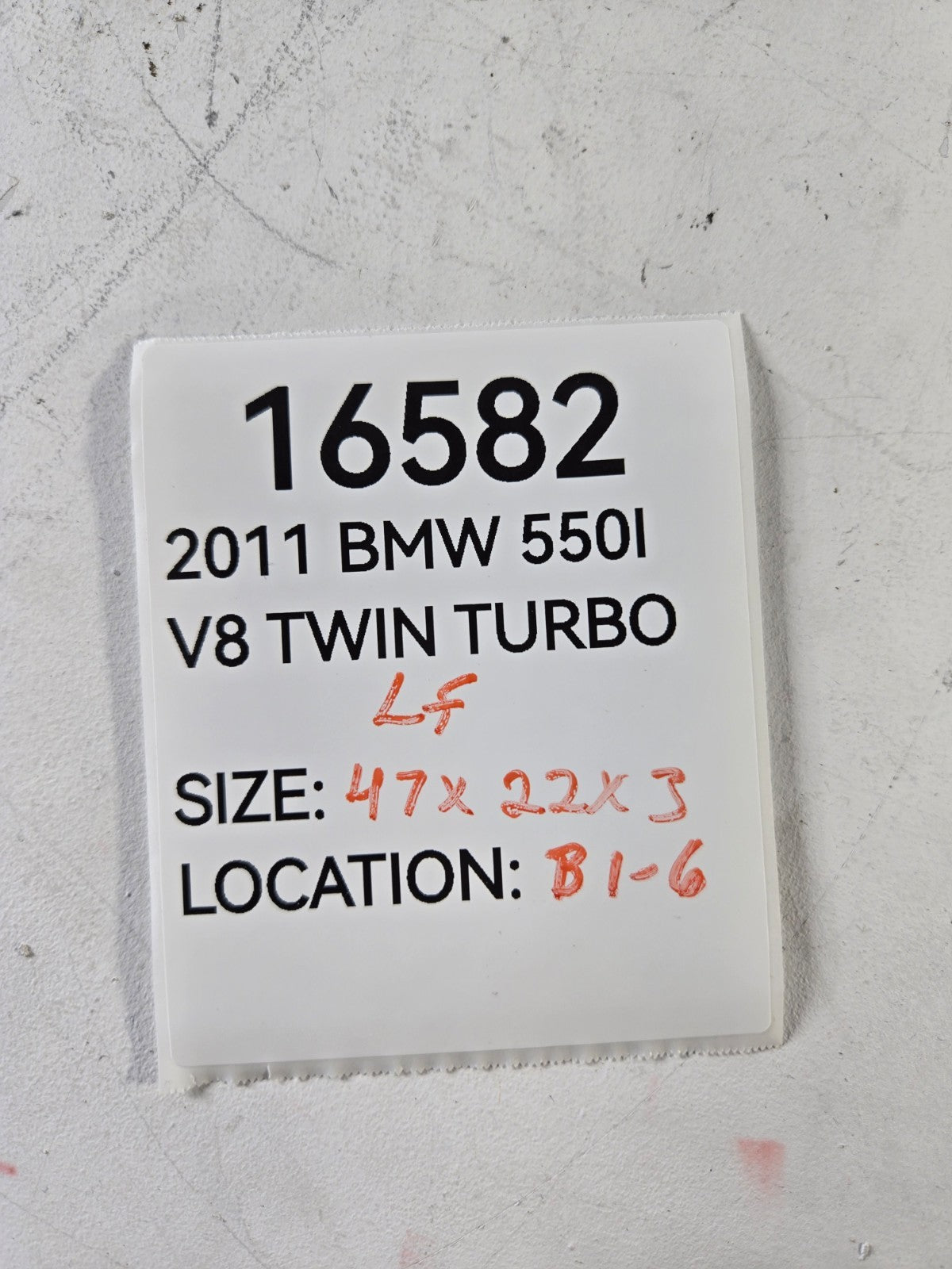2010 2016 BMW 528i 535d 550i M5 Under Hood Seal Cover Panel Left Driver OEM