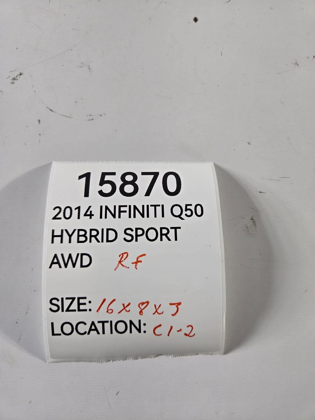 2014 2024 Infiniti Q50 Right Passenger Front Dashboard Side End Cap Cover Panel