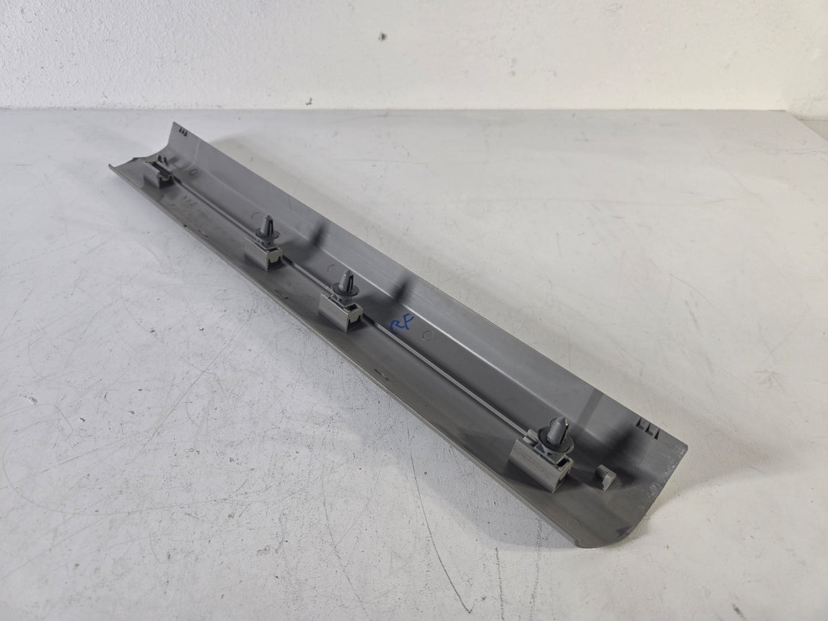 2010 2013 BMW 528i 550i Right Passenger Front Door Inner Sill Molding OEM Gray