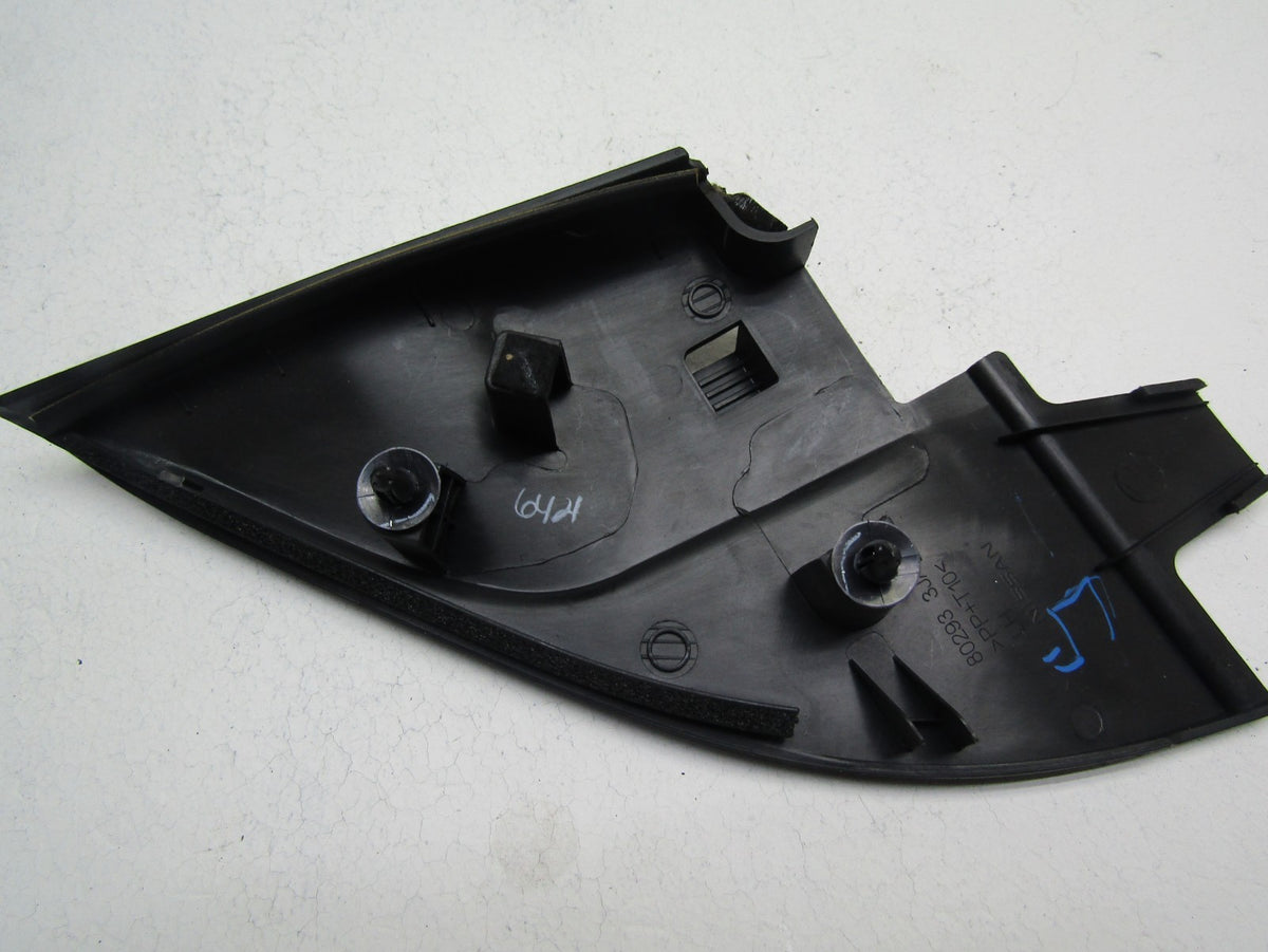 2014 Infiniti qx60 left driver front door mirror sail panel interior corner trim