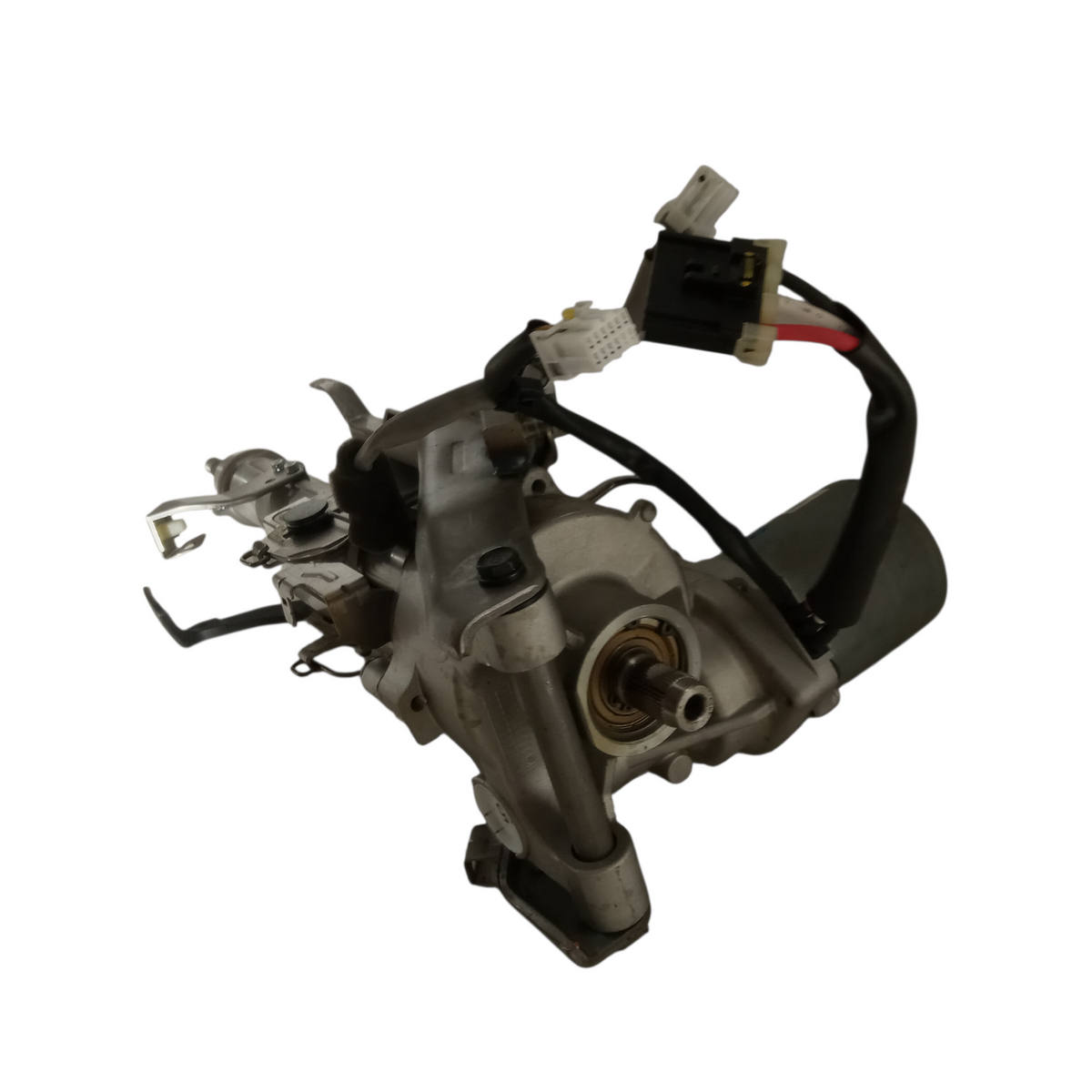 2011 Kia Optima Hybrid Driver Front Steering Column Assembly Silver OEM 11711