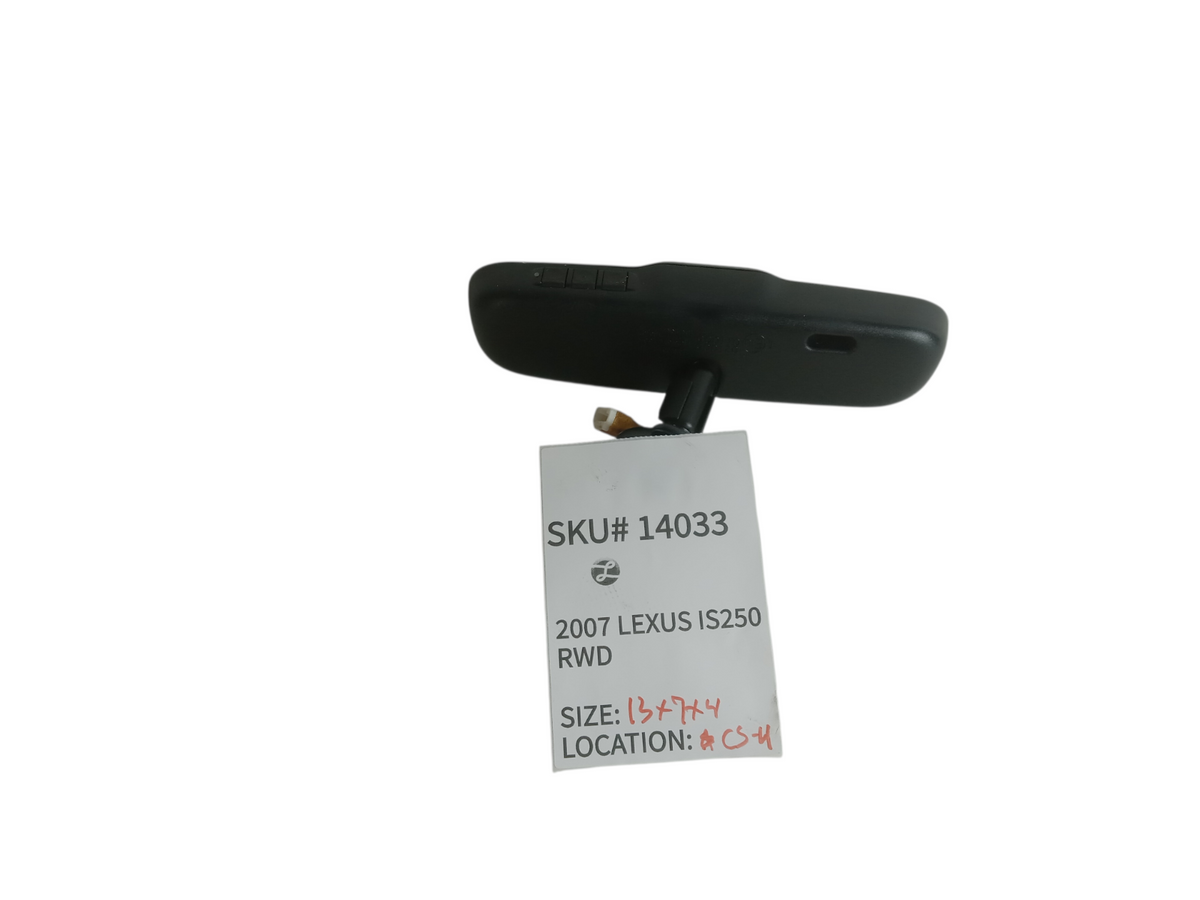 2007-2008 Lexus IS250 Interior Rear View Mirror Assembly OEM 14033