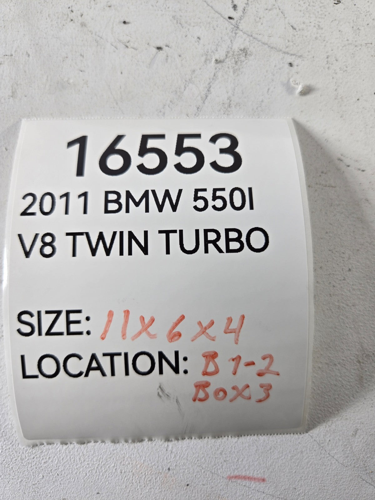 2010 2017 BMW 550i GT xDrive Left Right Fuel Gas Throttle Body OEM 13547555944