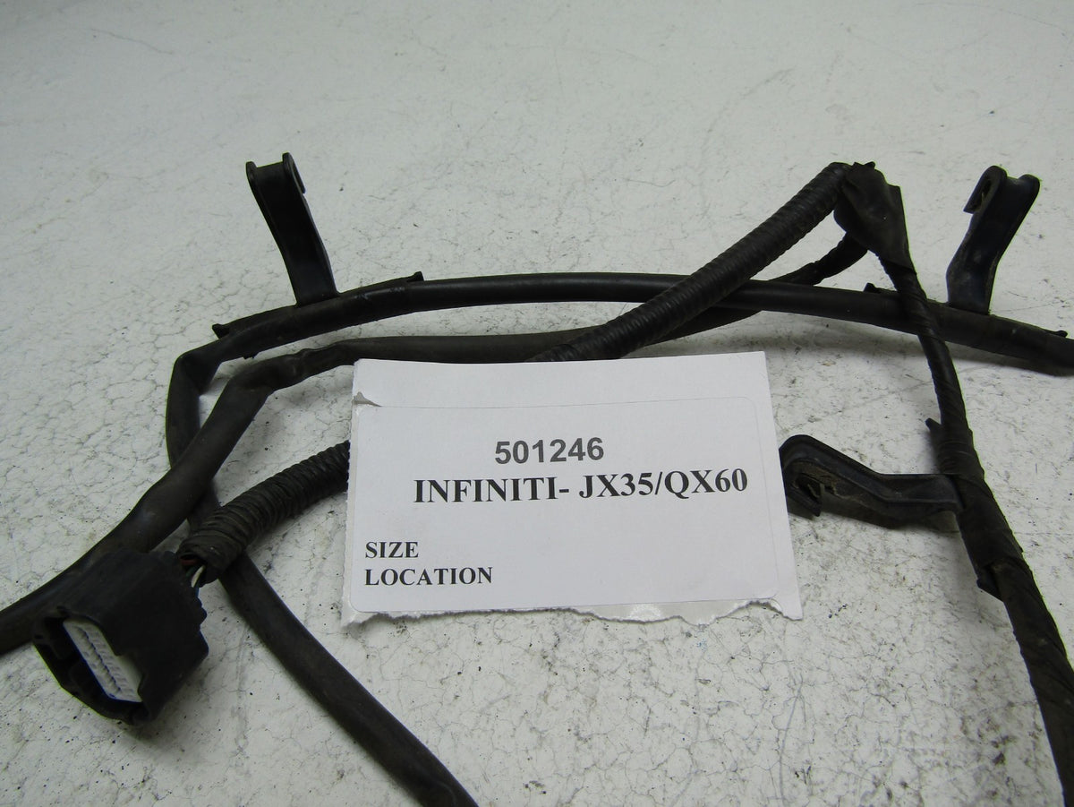 2015 Infiniti Qx60 rear back bumper parking sensor wire wiring harness cable OEM