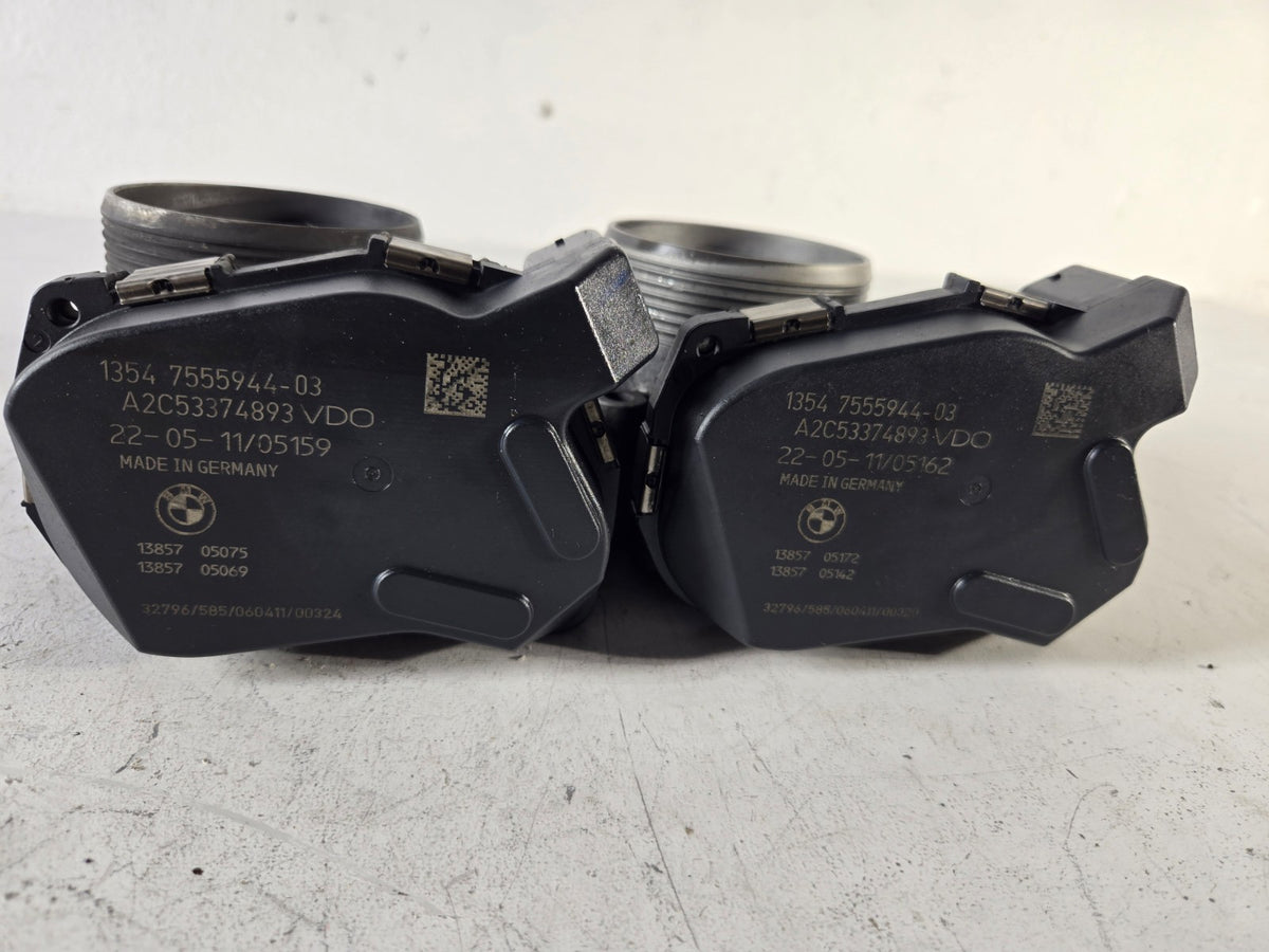 2010 2017 BMW 550i GT xDrive Left Right Fuel Gas Throttle Body OEM 13547555944