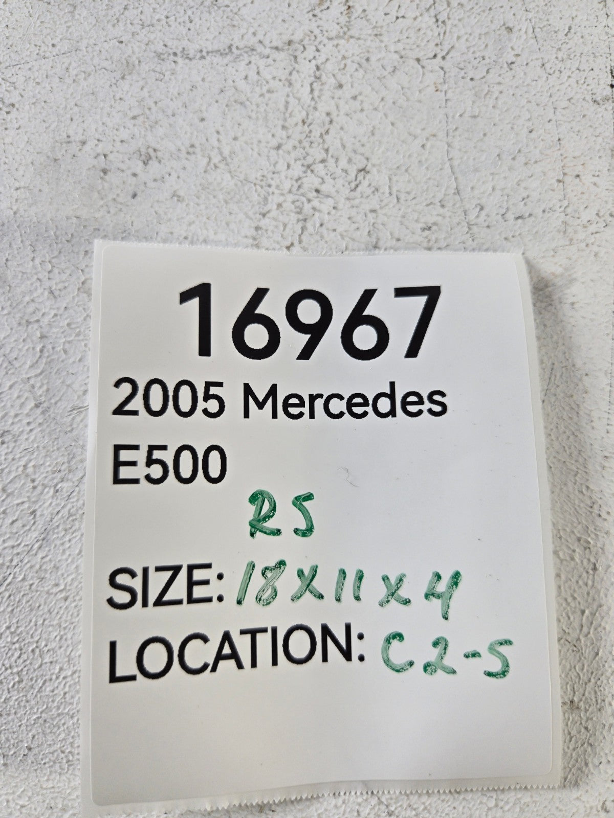 2003 2006 Mercedes Benz E320 E500 Right Passenger Front Cowl Kick Trim Speaker