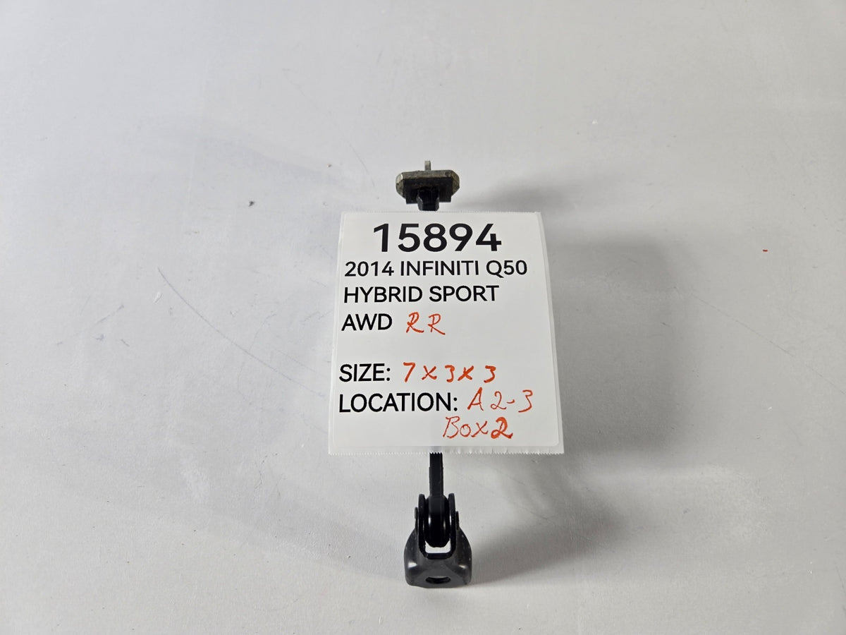 2014 2024 Infiniti Q Q50 Right Passenger Rear Door Check Strap Rod Stopper OEM