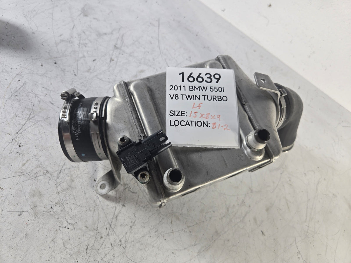 2010 2017 BMW 5 Series 550i Left Driver Charge Air Cooler Inter Cooler OEM