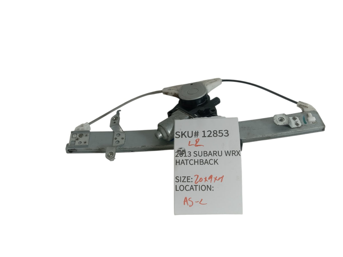 2011-2014 Subaru Impreza Left Rear Window Regulator W/ Motor OEM 12853