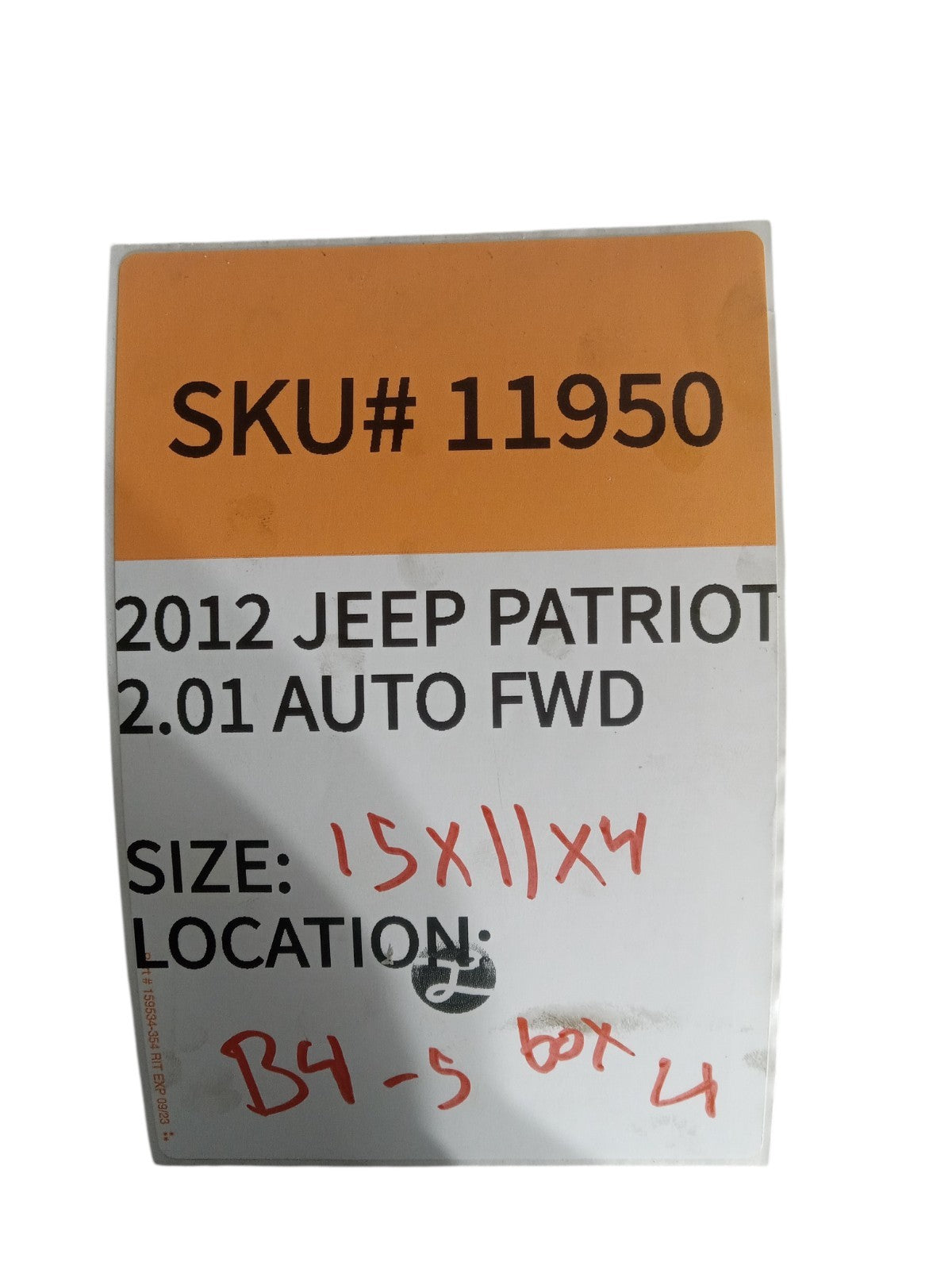 2012-2015 Jeep Patriot AC Air Conditioner Suction Hose OEM 11950