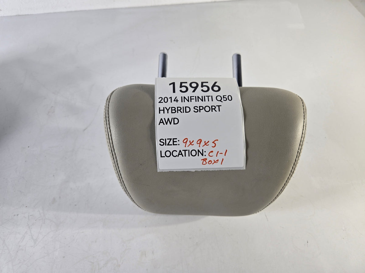 2014 2020 Infiniti Q50 Left Or Right Rear Seat Headrest Head Rest Gray OEM