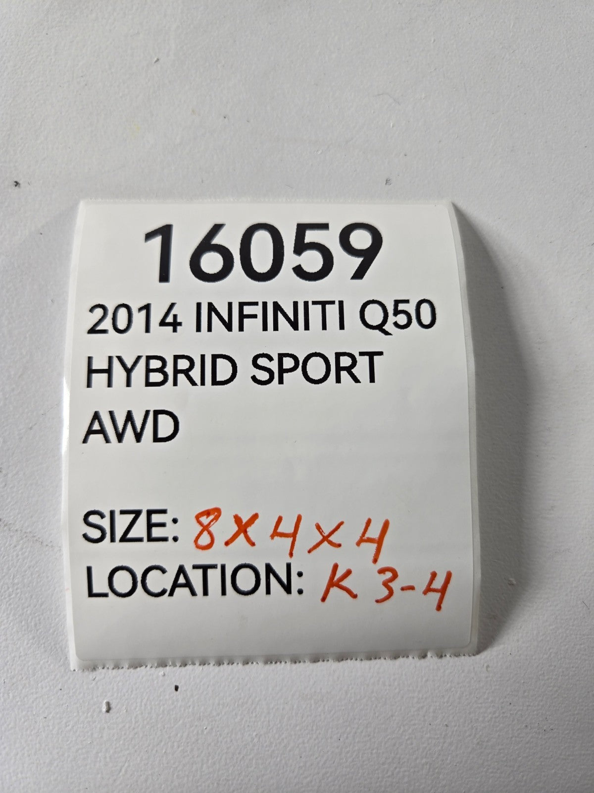 2014 2019 Infiniti Q50 Fuel Vapour Canister Wire Wiring Harness OEM 241674GA0B