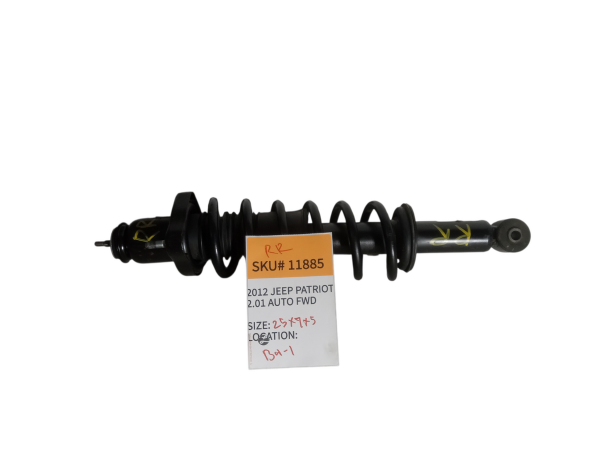 2012-2015 Jeep Patriot Right Rear Suspension Shock Absorber Strut OEM 11885