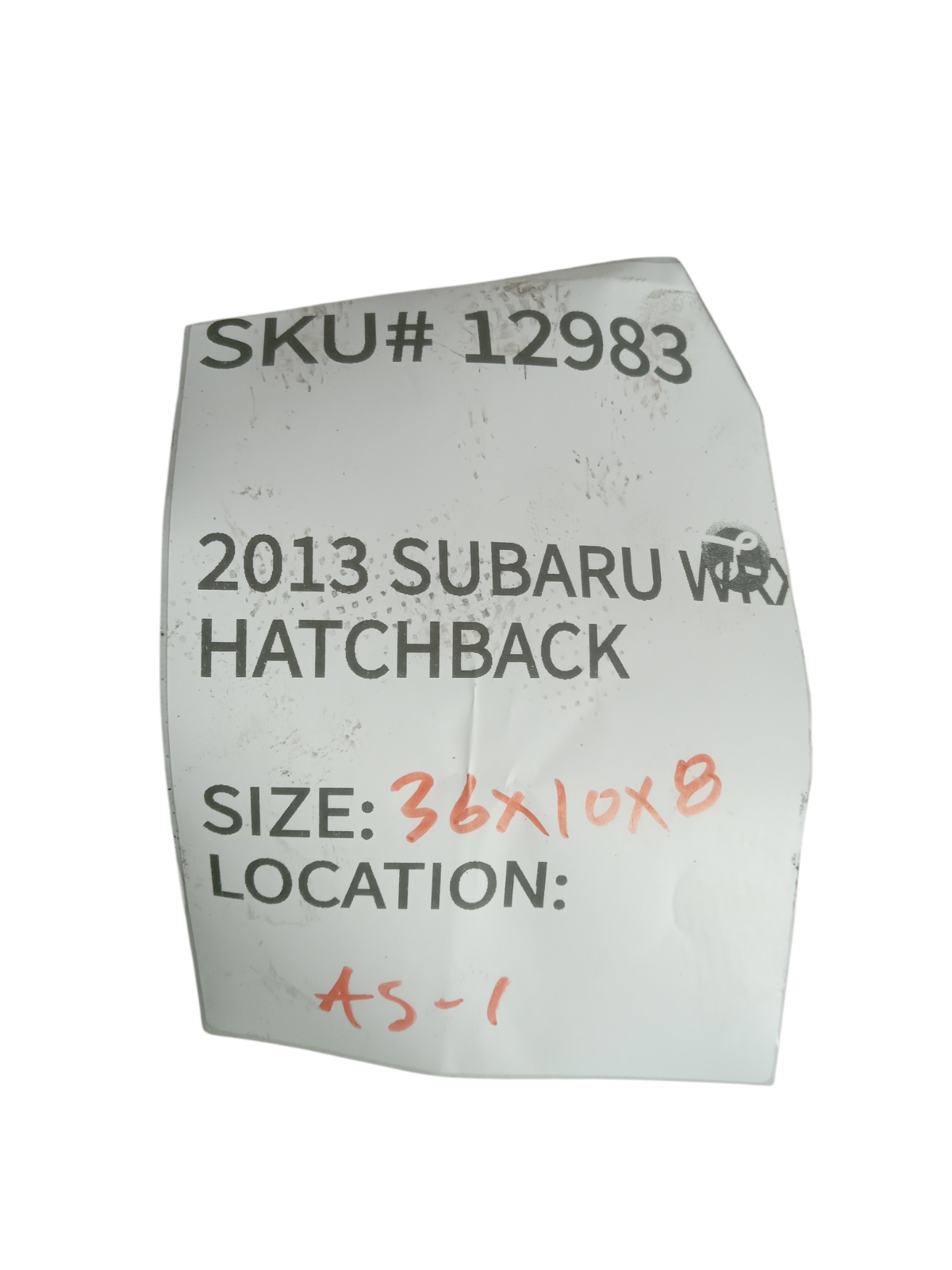 2011-2014 Subaru Impreza Steering Wheel Column Shaft Rod OEM 12983