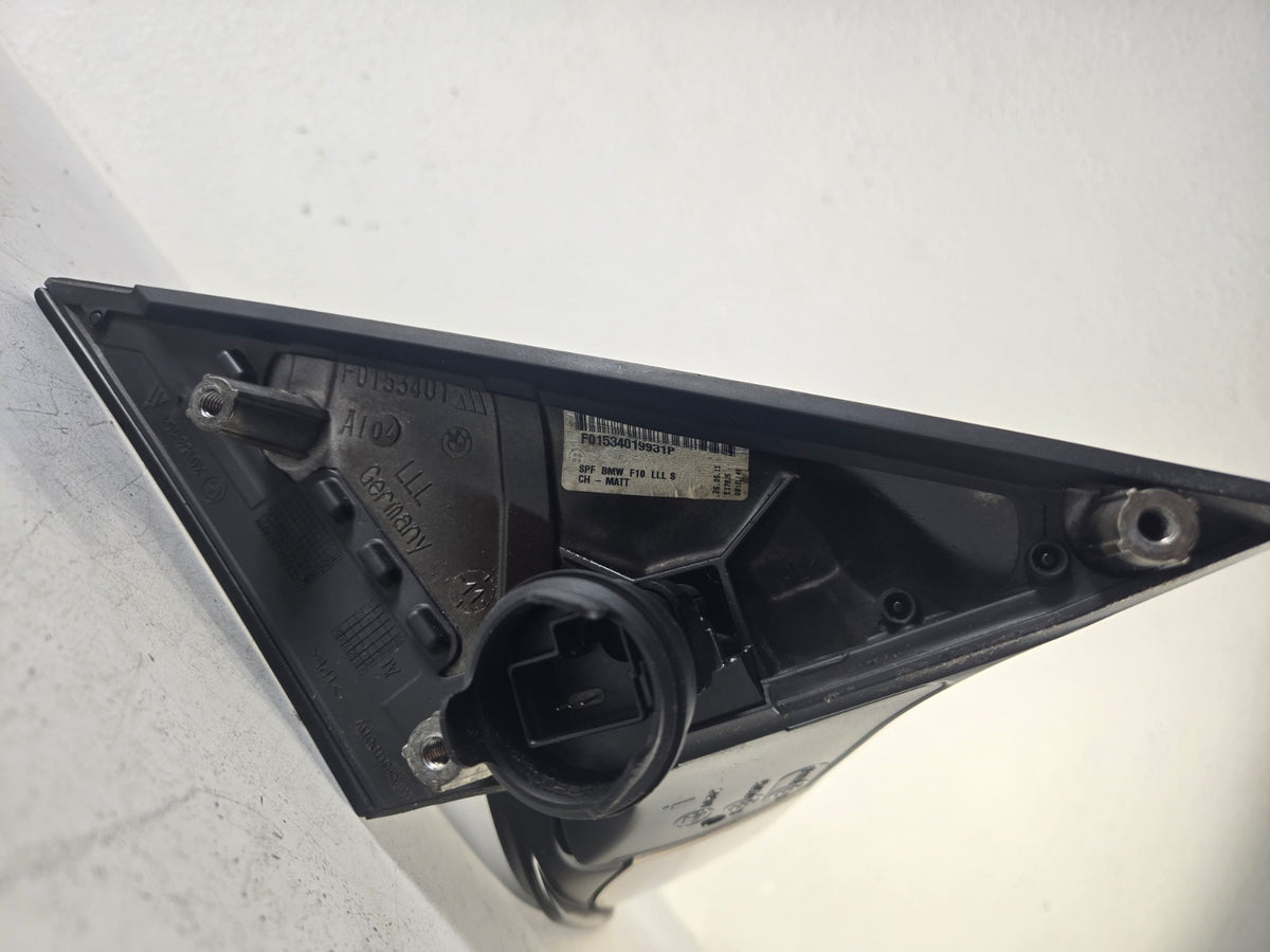 2010 2013 BMW 550i Left Front Door Power Side Rear View Mirror Auto Dim Heated