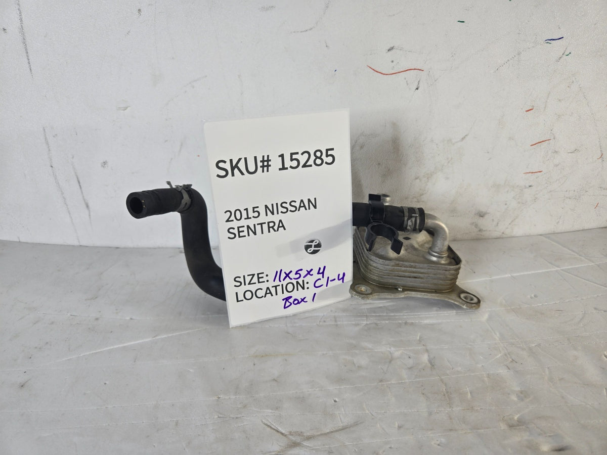 2013-2019 Nissan Sentra Automatic Transmission Engine Oil Cooler OEM 15285