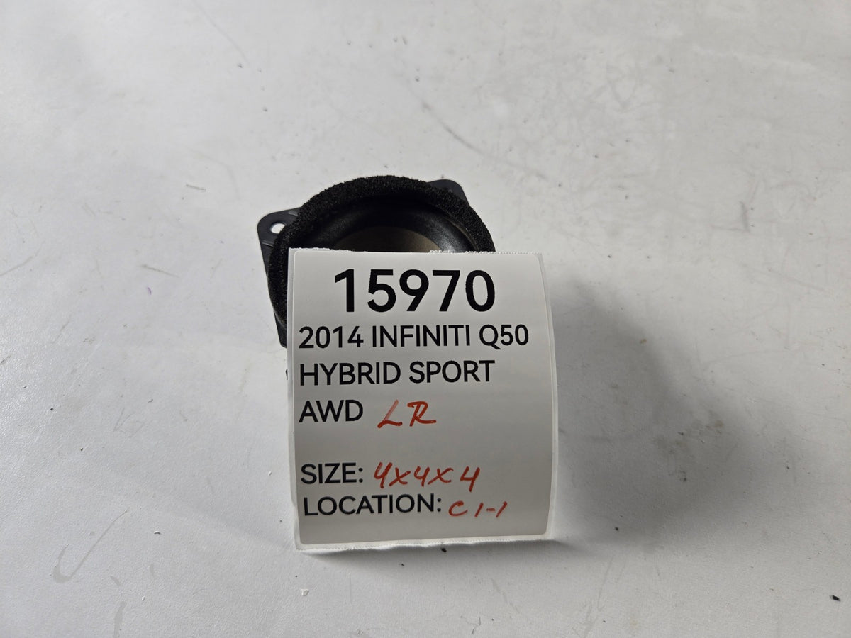 2014 2015 Infiniti Q50 Left Driver Side Rear Deck BOSE Speaker Tweeter OEM
