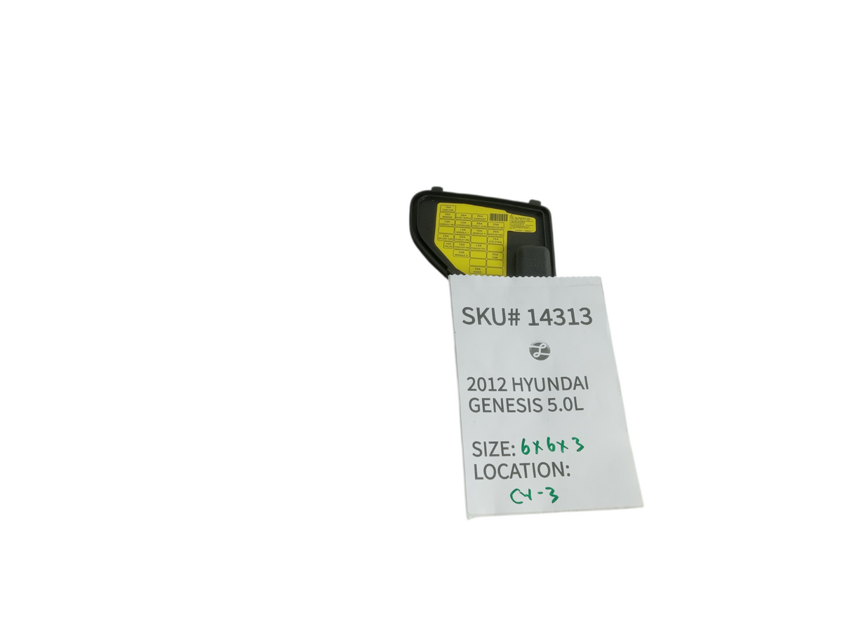 2012-2014 Hyundai Genesis Right Dashboard End Fuse Box Cover OEM 14313