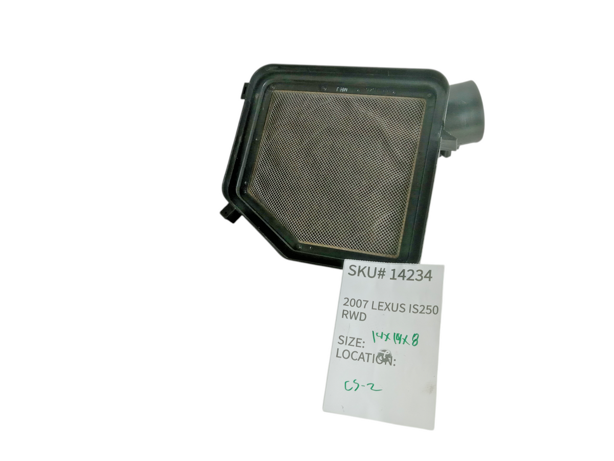 2007-2008 Lexus IS250 2.5L Air Cleaner Upper Cover W Mass Air Flow Sensor OEM 34