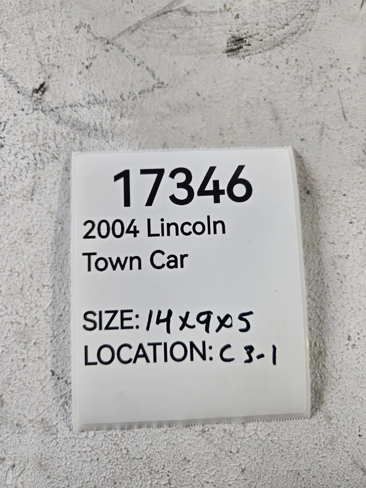 2003 2004 Lincoln Town Car Emergency Parking Brake Control Lever Pedal OEM