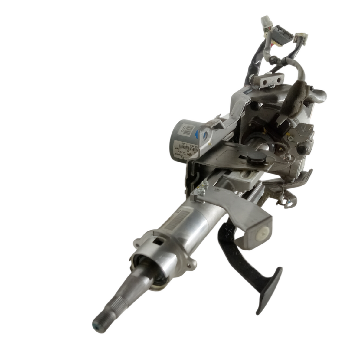2011 Kia Optima Hybrid Driver Front Steering Column Assembly Silver OEM 11711
