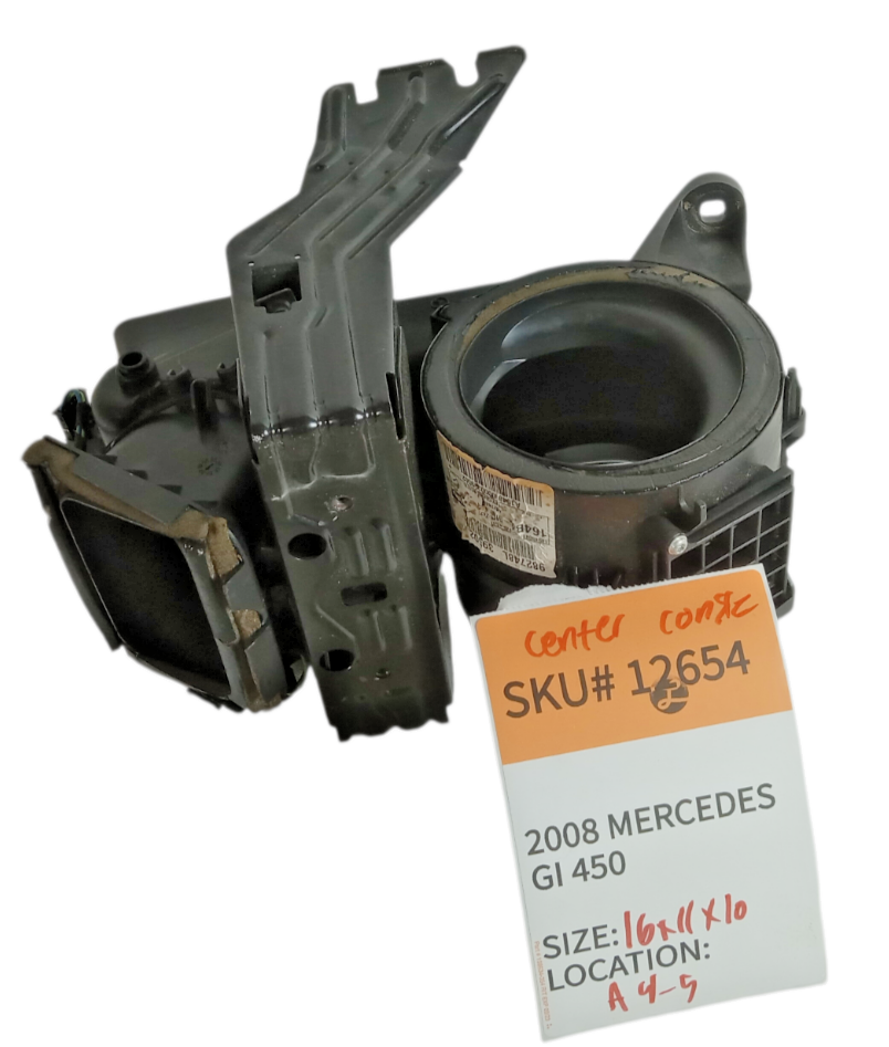 2008-2012 Mercedes-Benz GL450 Rear A/C Heater Blower Motor Housing OEM 12654