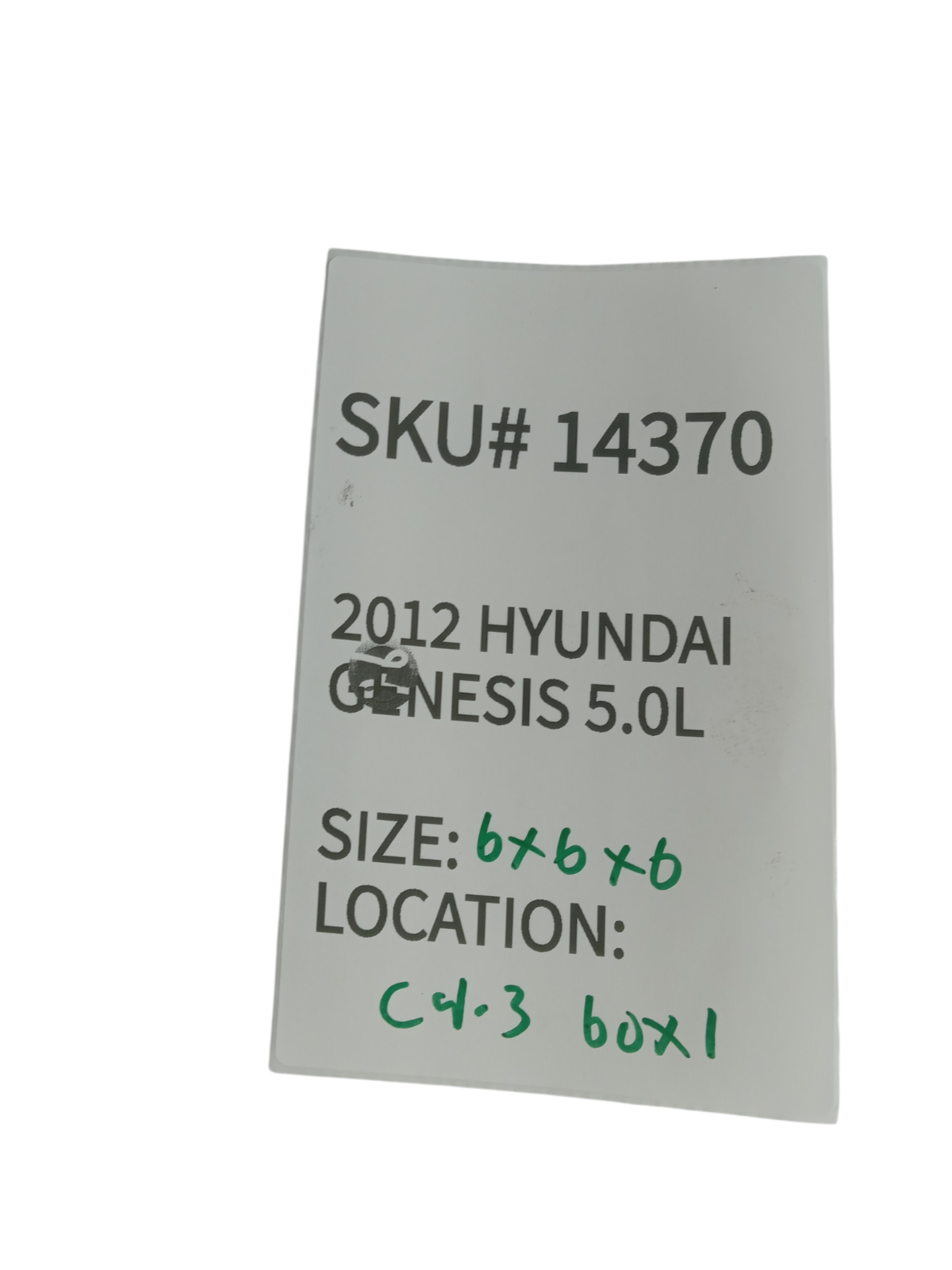 2012-2014 Hyundai Genesis Upper Radiator Support Mounting Bracket OEM 14370