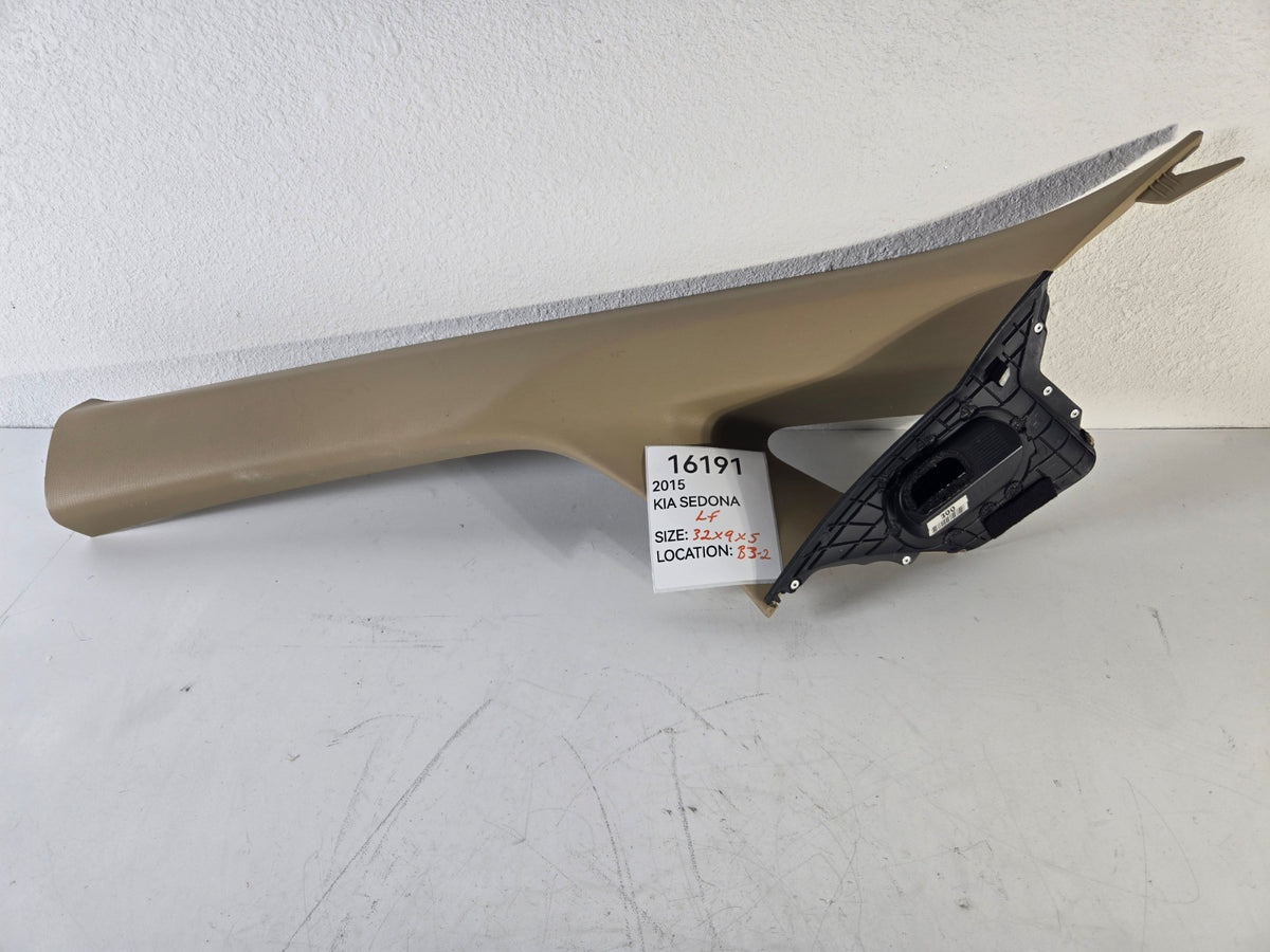 2015 2018 Kia Sedona Left Driver Side Front A Pillar Inner Trim OEM 85810A9000