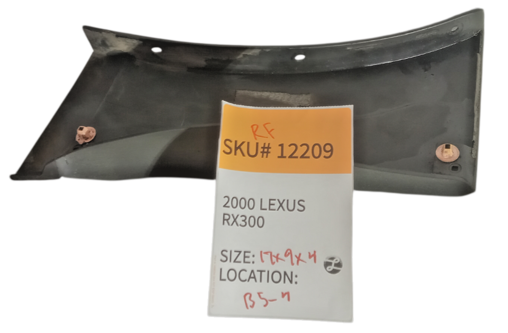 1999 2003 Lexus RX RX300 Right Passenger Front Fender Panel Molding Trim OEM