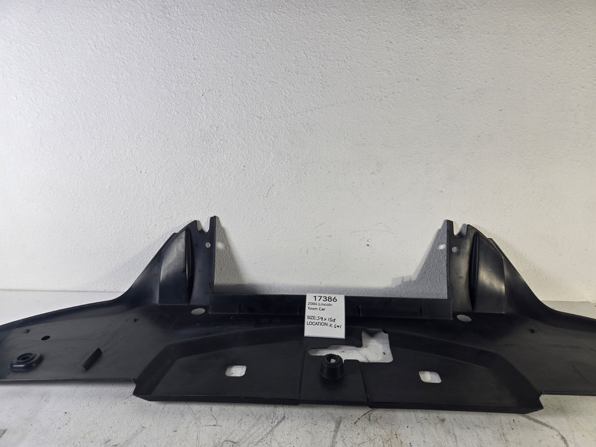 2004 Lincoln Town Car Radiator Core Support Upper Top Access Baffle Cover OEM