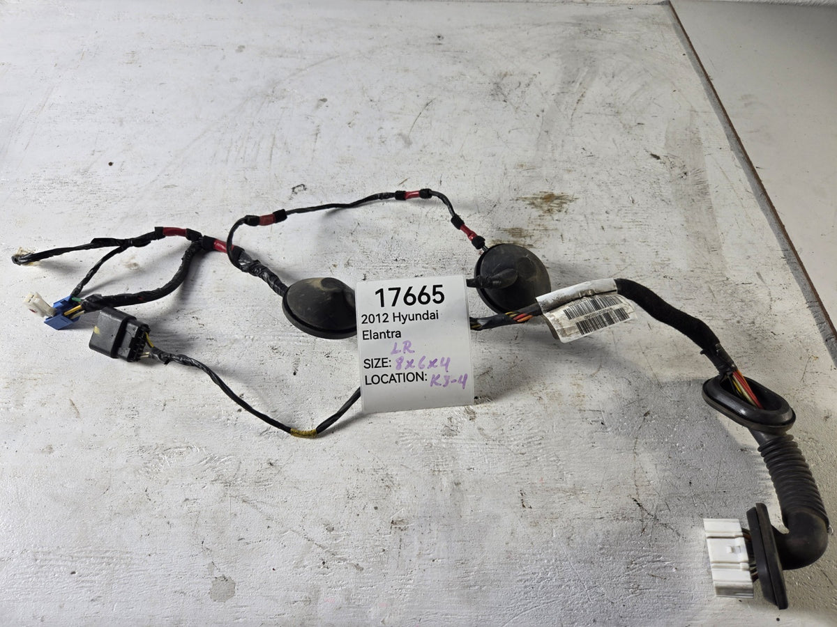 2011 2013 Hyundai Elantra Left Driver Side Rear Door Wire Wiring Harness OEM