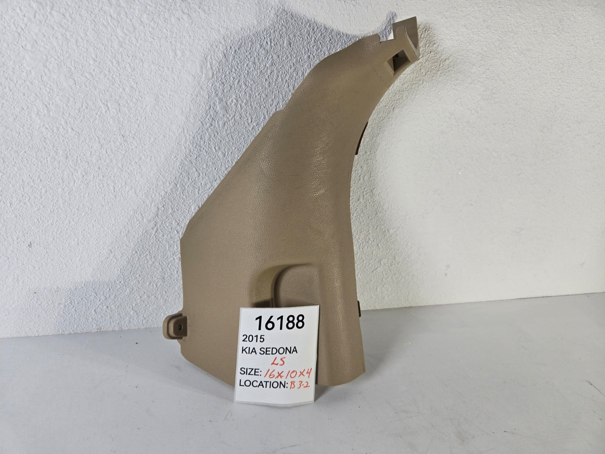 2015 2021 Kia Sedona Left Driver Front Cowl Kick Trim Cover OEM 85825A9000