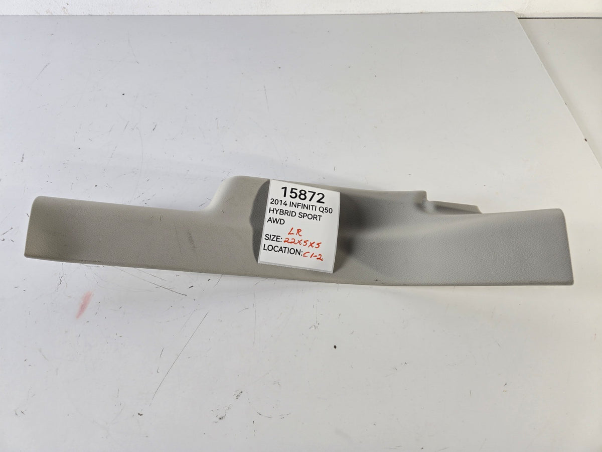 2014 2020 Infiniti Q50 Left Driver Side Rear Door Sill Scuff Molding Trim OEM