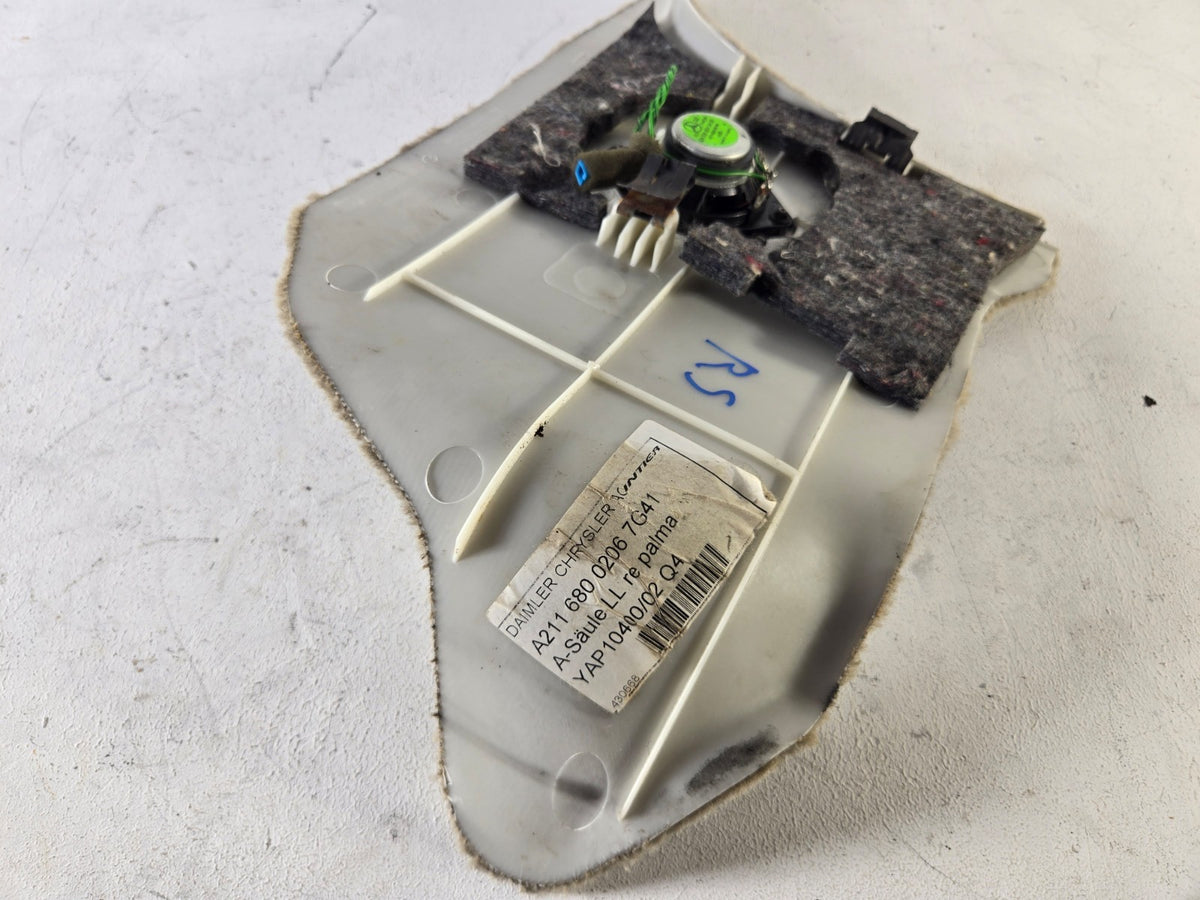 2003 2006 Mercedes Benz E320 E500 Right Passenger Front Cowl Kick Trim Speaker