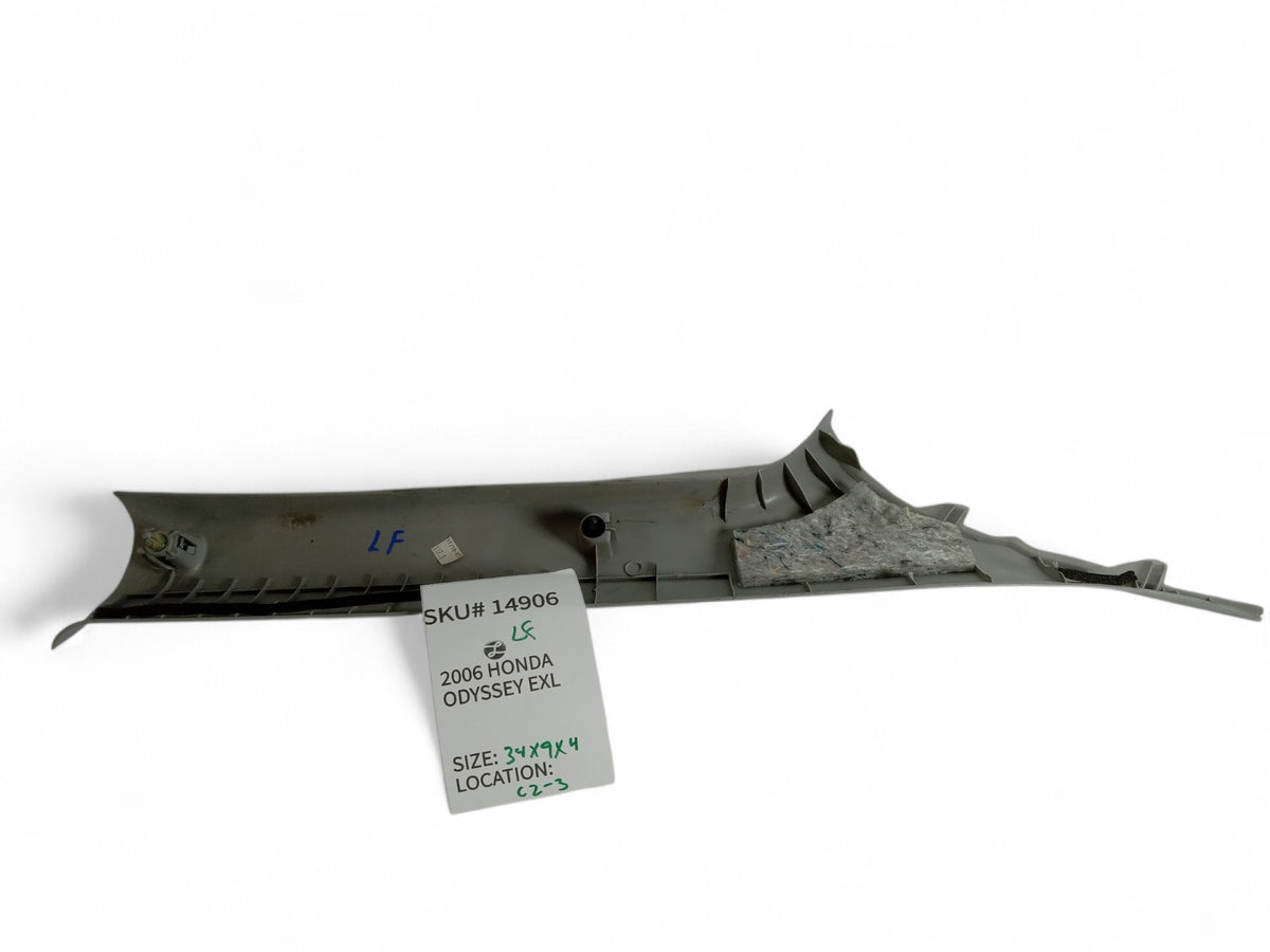 2005 2010 Honda Odyssey Left Driver Side Front Windshield A Pillar Trim OEM